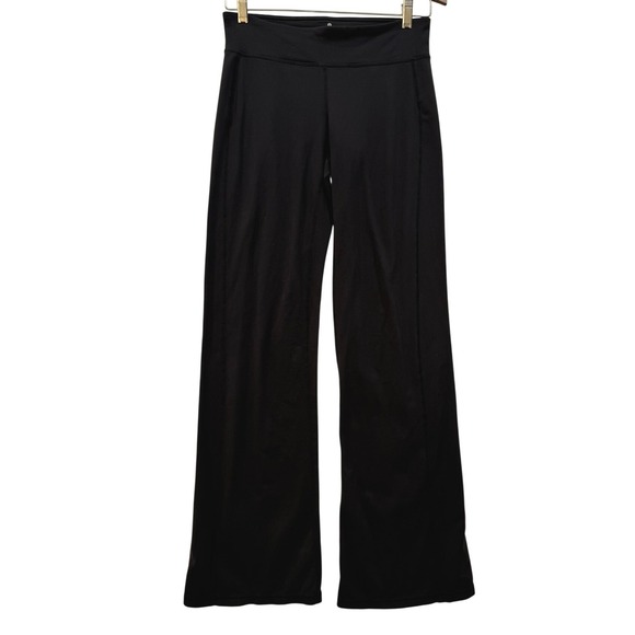 Athleta Pants - Athleta Black Wide Leg Yoga Pants Womens Small Activewear Trousers